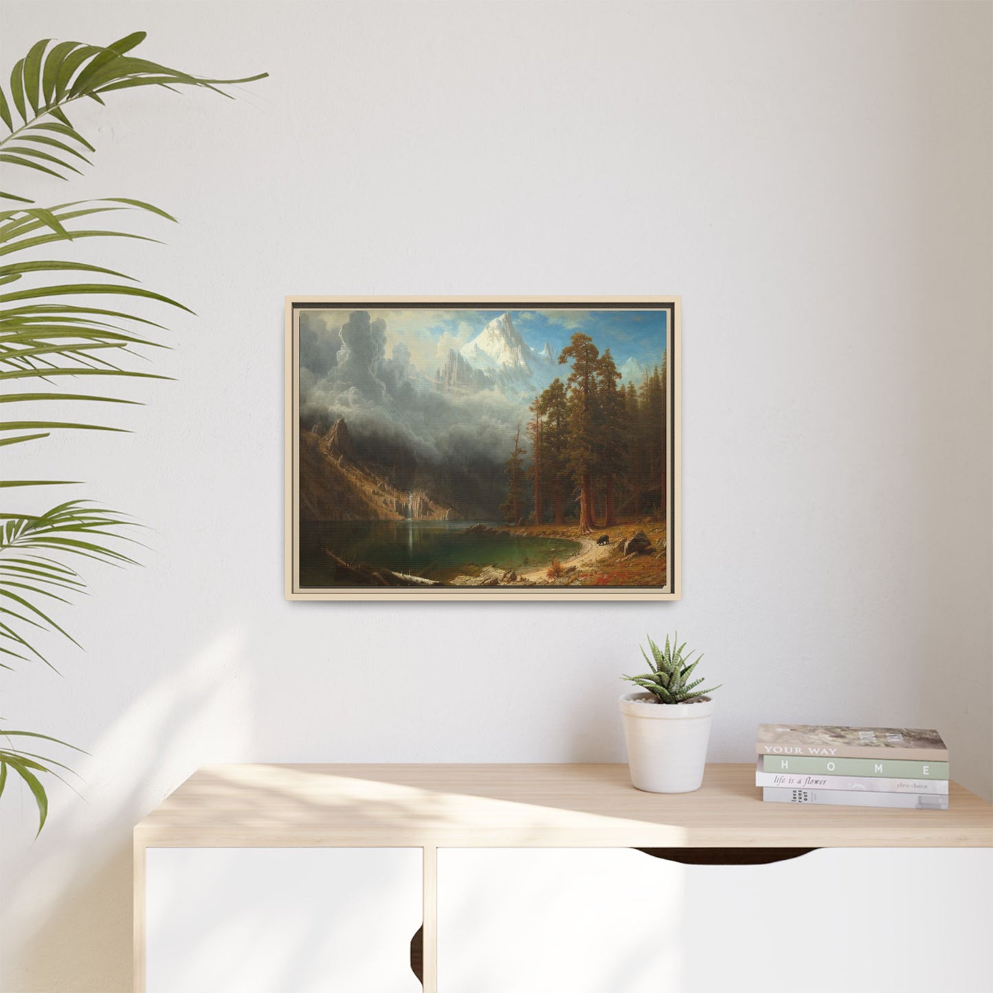 Bierstadt, Albert - Mount Corcoran (1877) - Matte Canvas, Framed