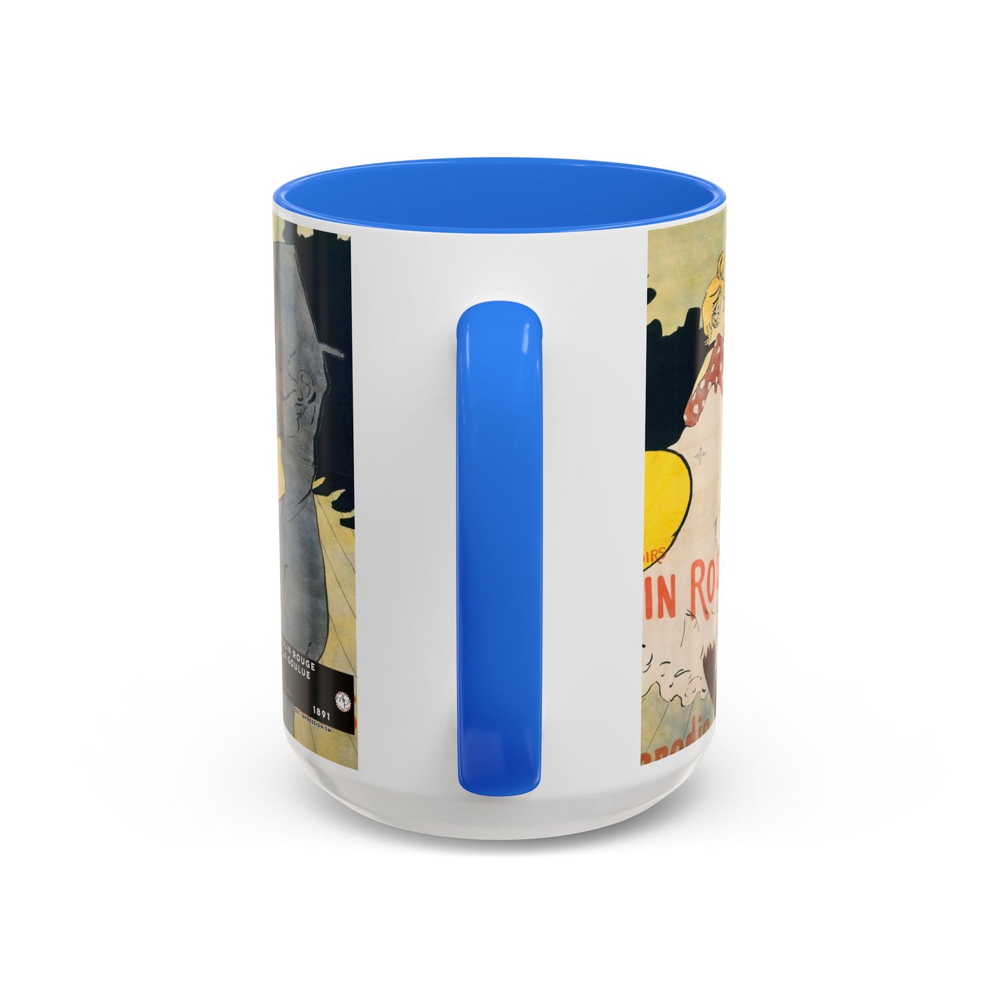 Toulouse-Lautrec, Henri - Moulin Rouge - La Goulue (1891) - Colorful Accent Mugs