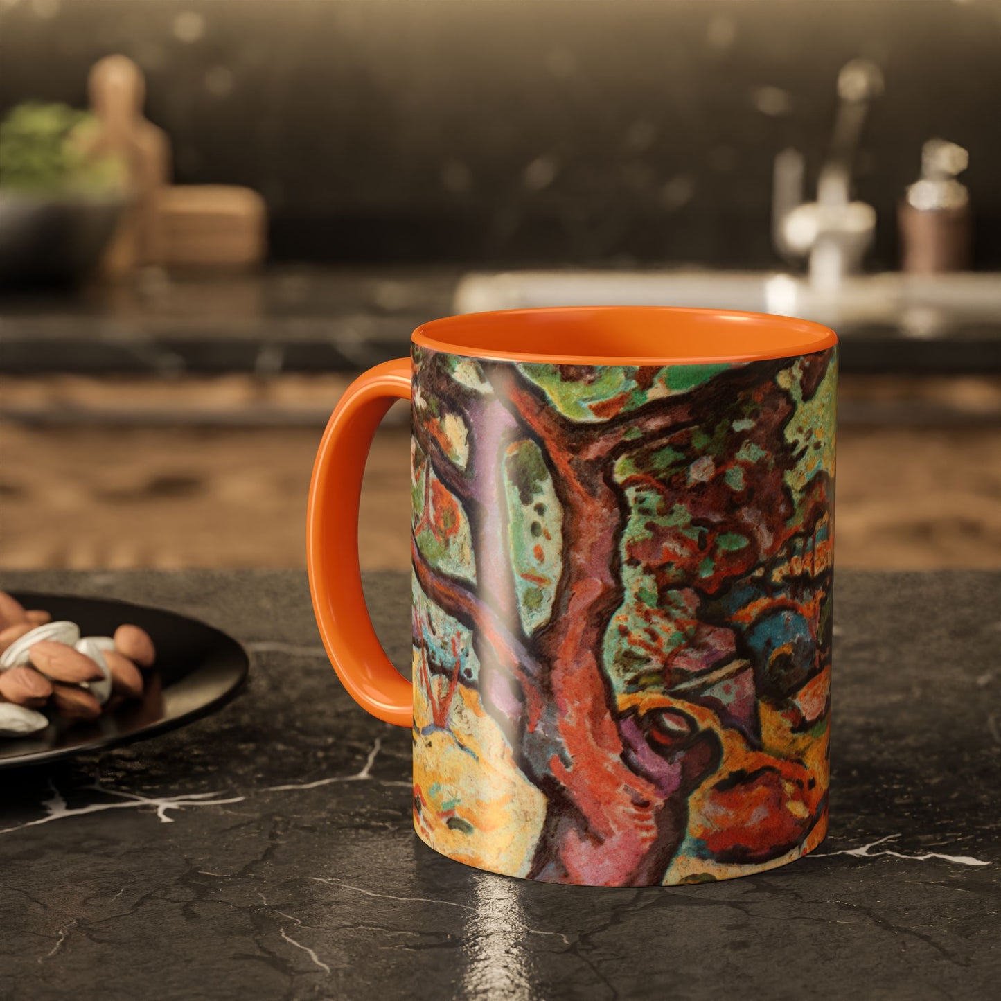 Braque, Georges - Olive Tree near L'Estaque (1906) - Colorful Accent Mugs