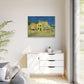 Van Gogh, Vincent - The Yellow House (1888) - Matte Canvas, Framed