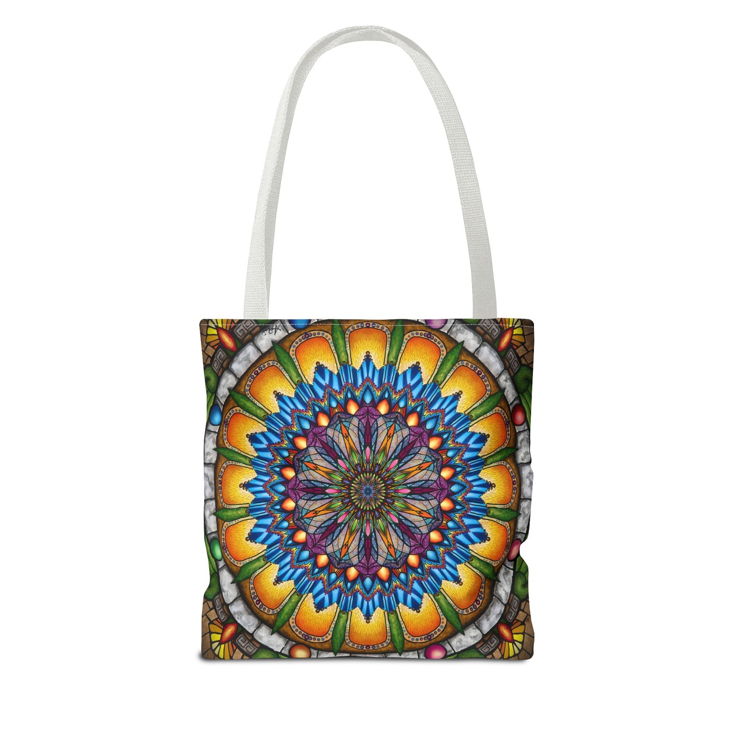 Pacio, Adam - Emerald Arrows Mandala - Tote Bag