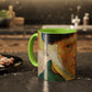 Van Gogh, Vincent - Self Portrait with Bandaged Ear (1889) - Colorful Accent Mugs