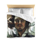 Courbet, Gustave - The Desperate Man (1843) - Microfiber Duvet Cover
