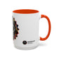 AdamPacio.com - Black Logo - Colorful Accent Mugs