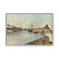 Morisot, Berthe - The Harbor at Lorient (1869) - Matte Canvas, Framed