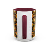 Monarch Butterfly Mandala - Colorful Accent Mugs