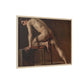 Courbet, Gustave - Study of a Nude Man (1840) - Matte Canvas, Framed