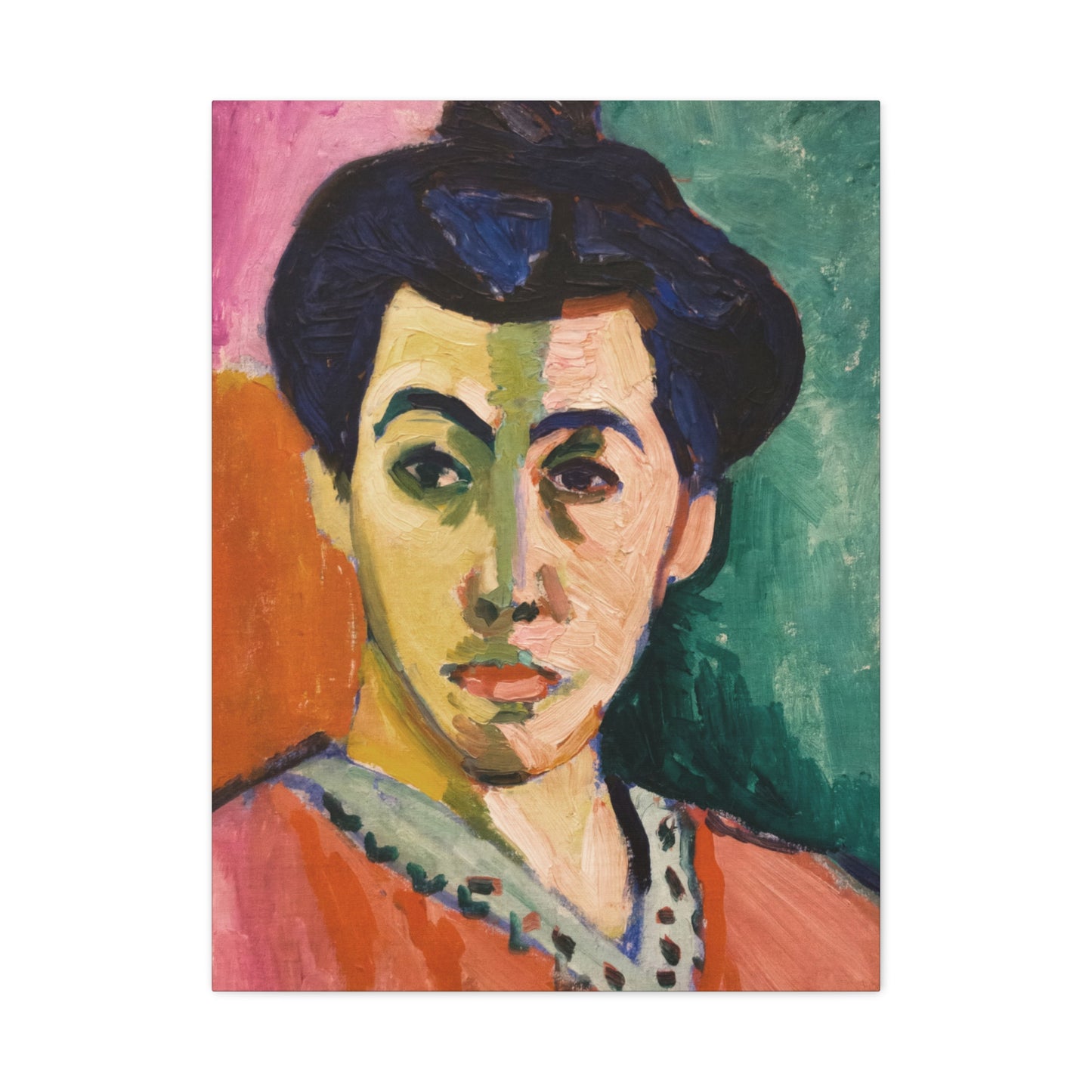 Matisse, Henri - The Green Stripe (1905) - Canvas Block, unframed