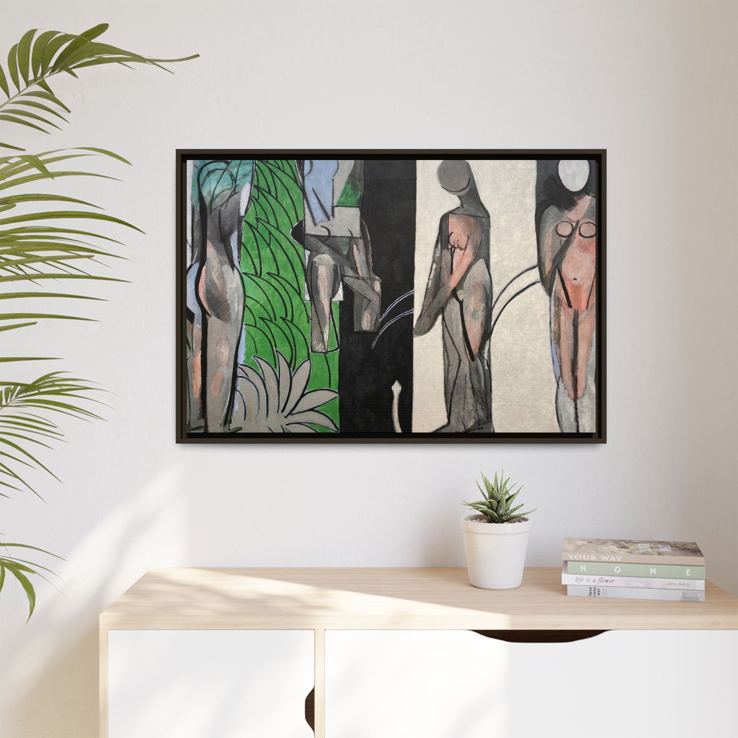 Matisse, Henri - Bathers by a River (1917) - Matte Canvas, Framed