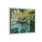 Monet, Claude - La Grenouillere (1869) - Matte Canvas, Framed