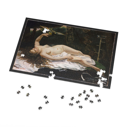 Courbet's "Woman With a Parrot" - 1000pc Jigsaw Puzzle