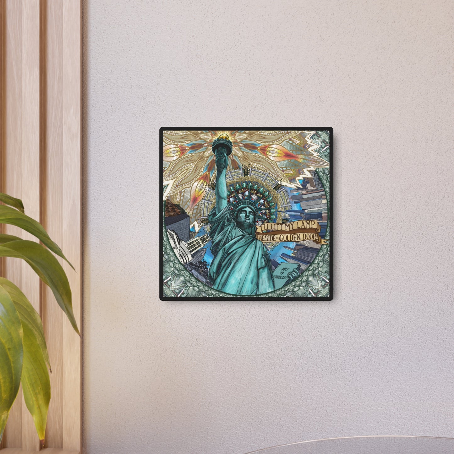 Liberty Mandala - Metal Sign