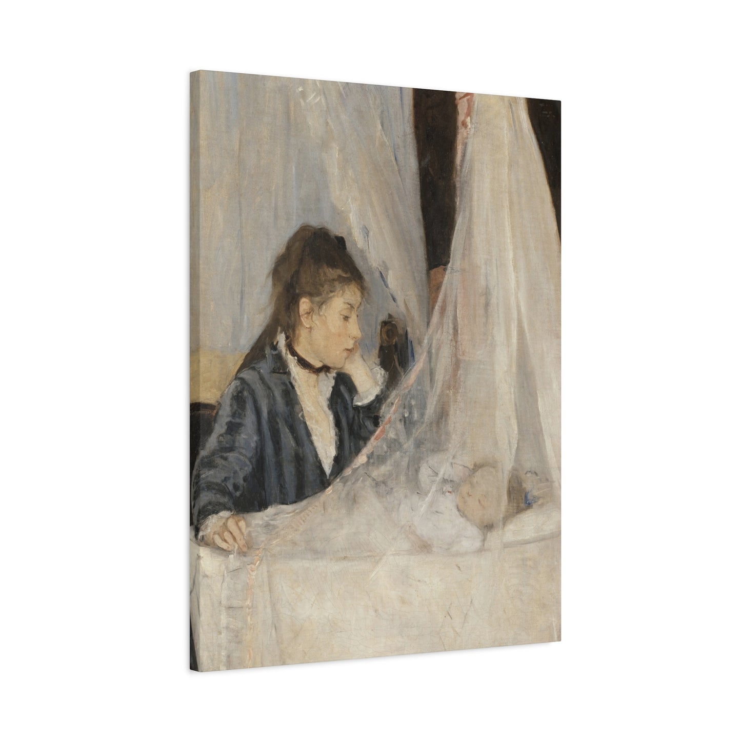 Morisot, Berthe - The Cradle (1872) - Canvas Block, unframed