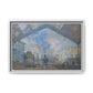 Monet, Claude - Le Gare Saint-Lazare (1877) - Matte Canvas, Framed