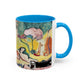 Matisse, Henri - The Joy of Life (1905) - Colorful Accent Mugs