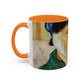 Van Gogh, Vincent - Self Portrait with Bandaged Ear (1889) - Colorful Accent Mugs