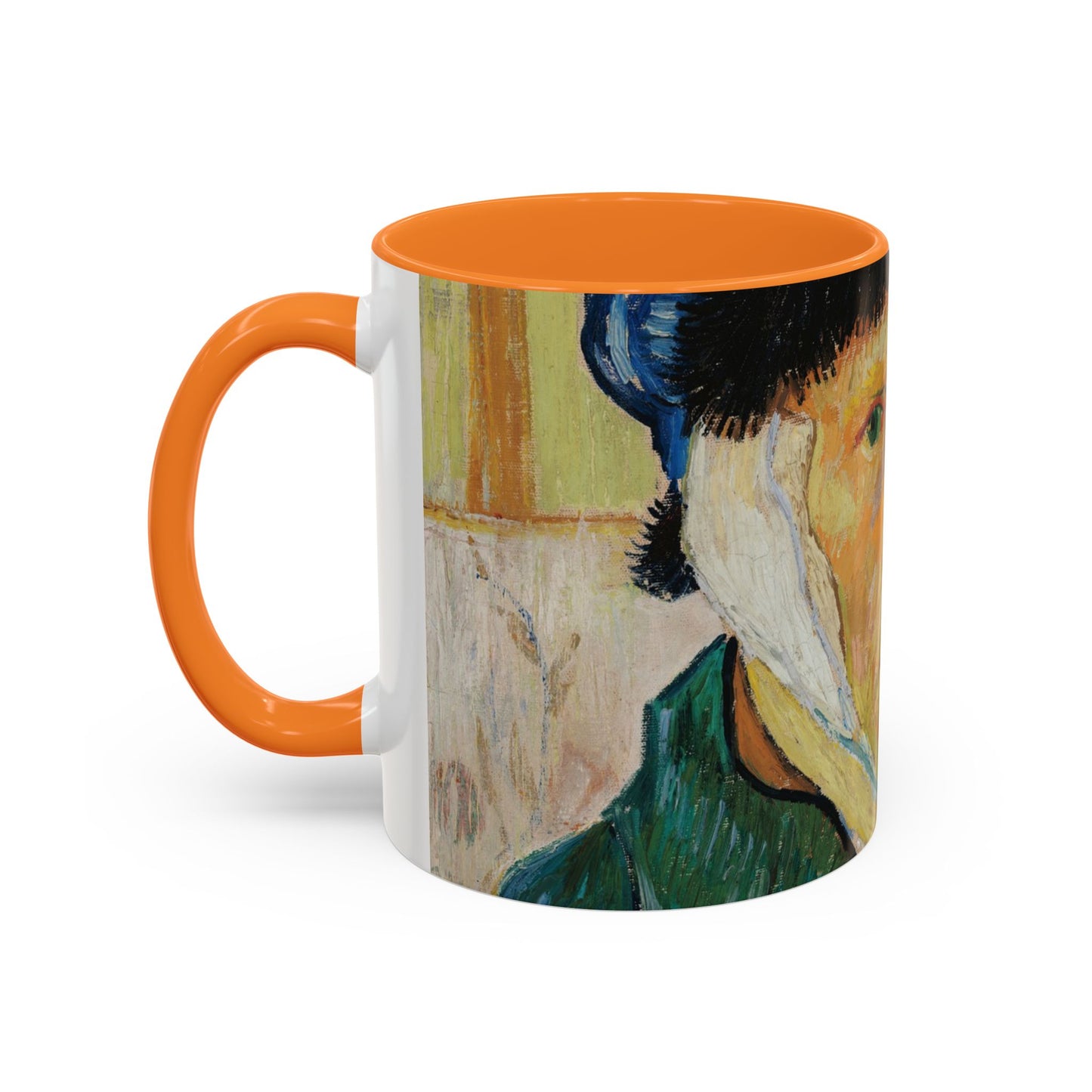 Van Gogh, Vincent - Self Portrait with Bandaged Ear (1889) - Colorful Accent Mugs
