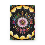 Obsidian Grandmothers Mandala - Hardcover Journal Matte