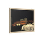 Cézanne, Paul - Still Life with Bread and Eggs (1865) - Matte Canvas, Framed
