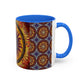 Pacio, Adam - Solar Disc Mandala - Colorful Accent Mugs
