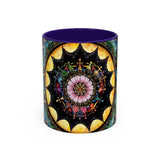 Obsidian Grandmothers Mandala - Colorful Accent Mugs