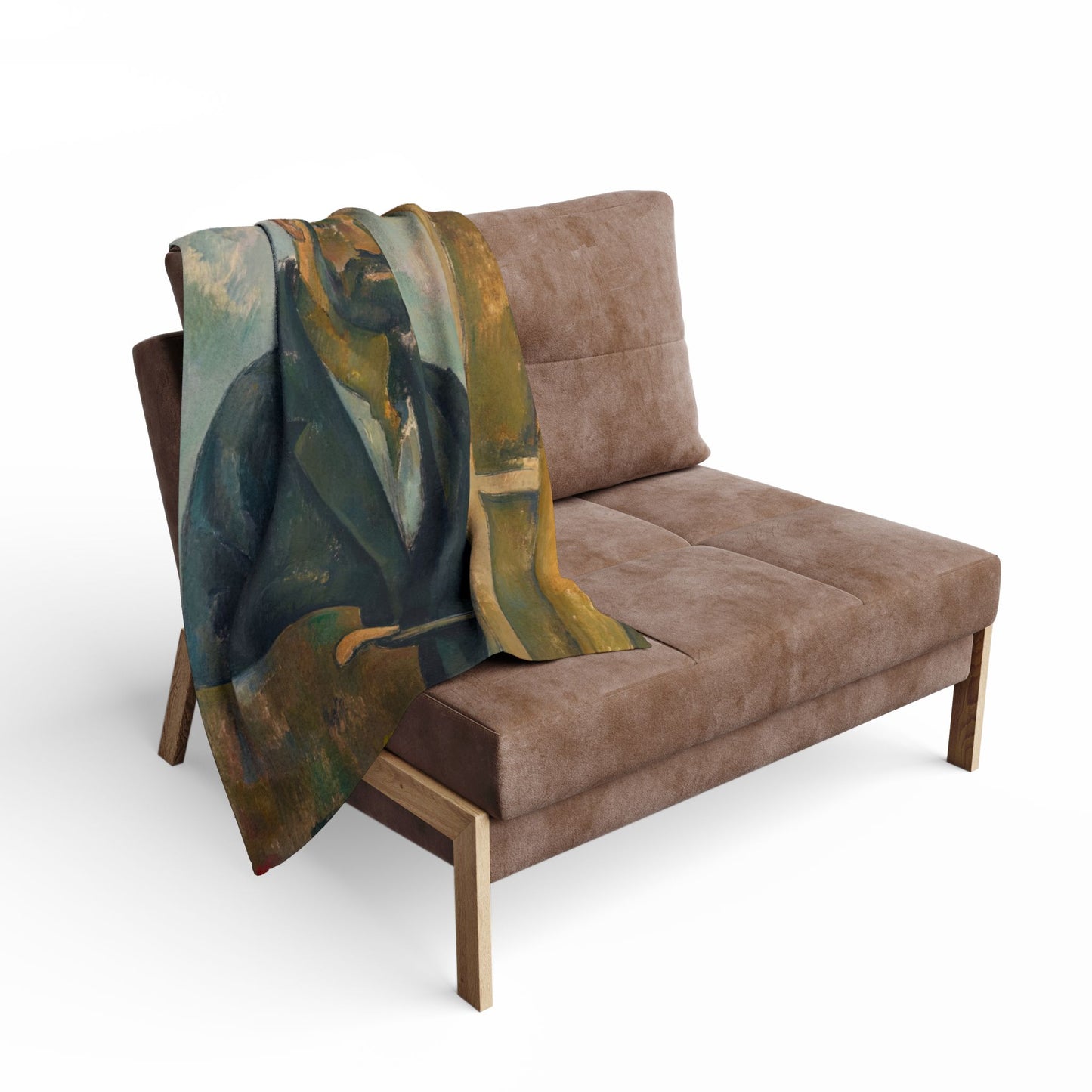 Cézanne, Paul - Portrait of the Artist with a Palette (1890) - Arctic Fleece Blanket