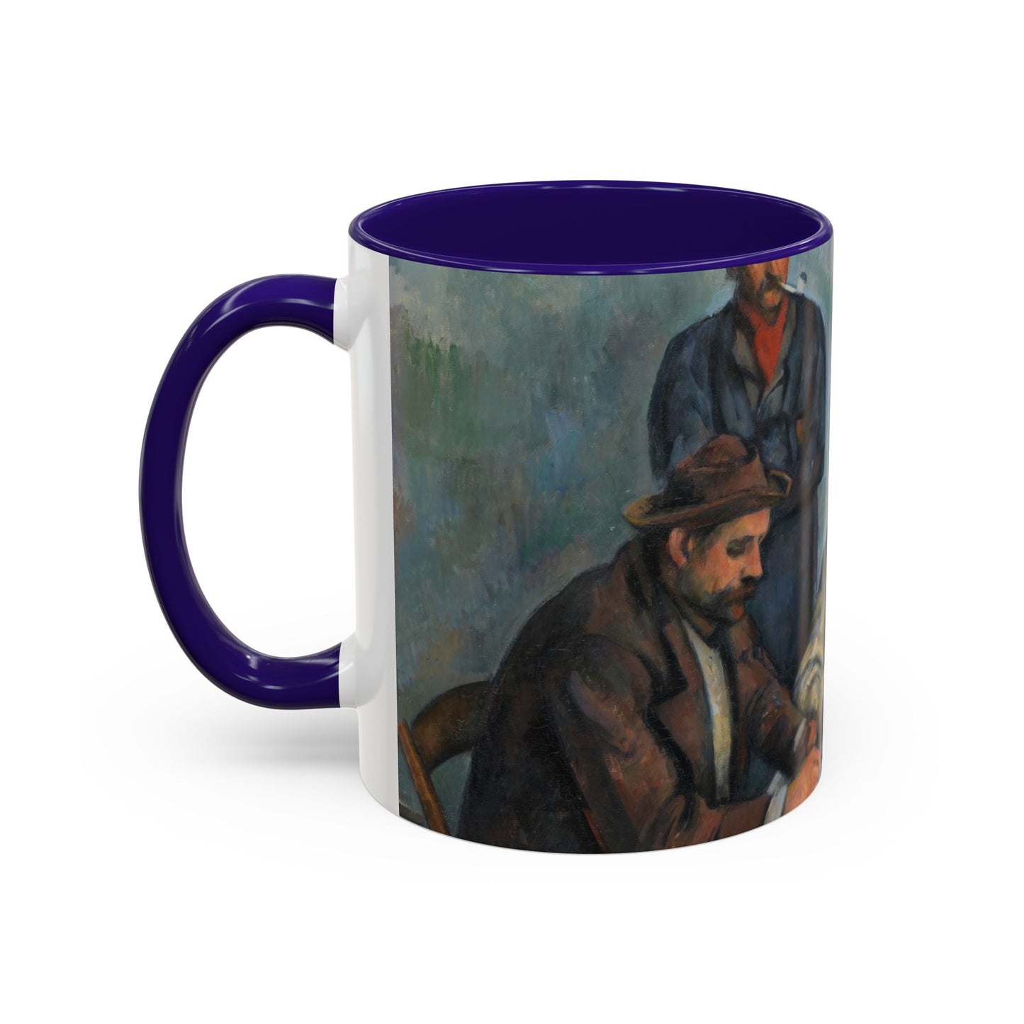 Cézanne, Paul - The Card Players (1892) - Colorful Accent Mugs