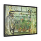 Morisot, Berthe - Eugene Manet on the Isle of Wight (1875) - Matte Canvas, Framed
