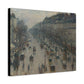 Pissarro, Camille - Boulevard Montmartre, Winter Morning (1897) - Canvas Block, unframed