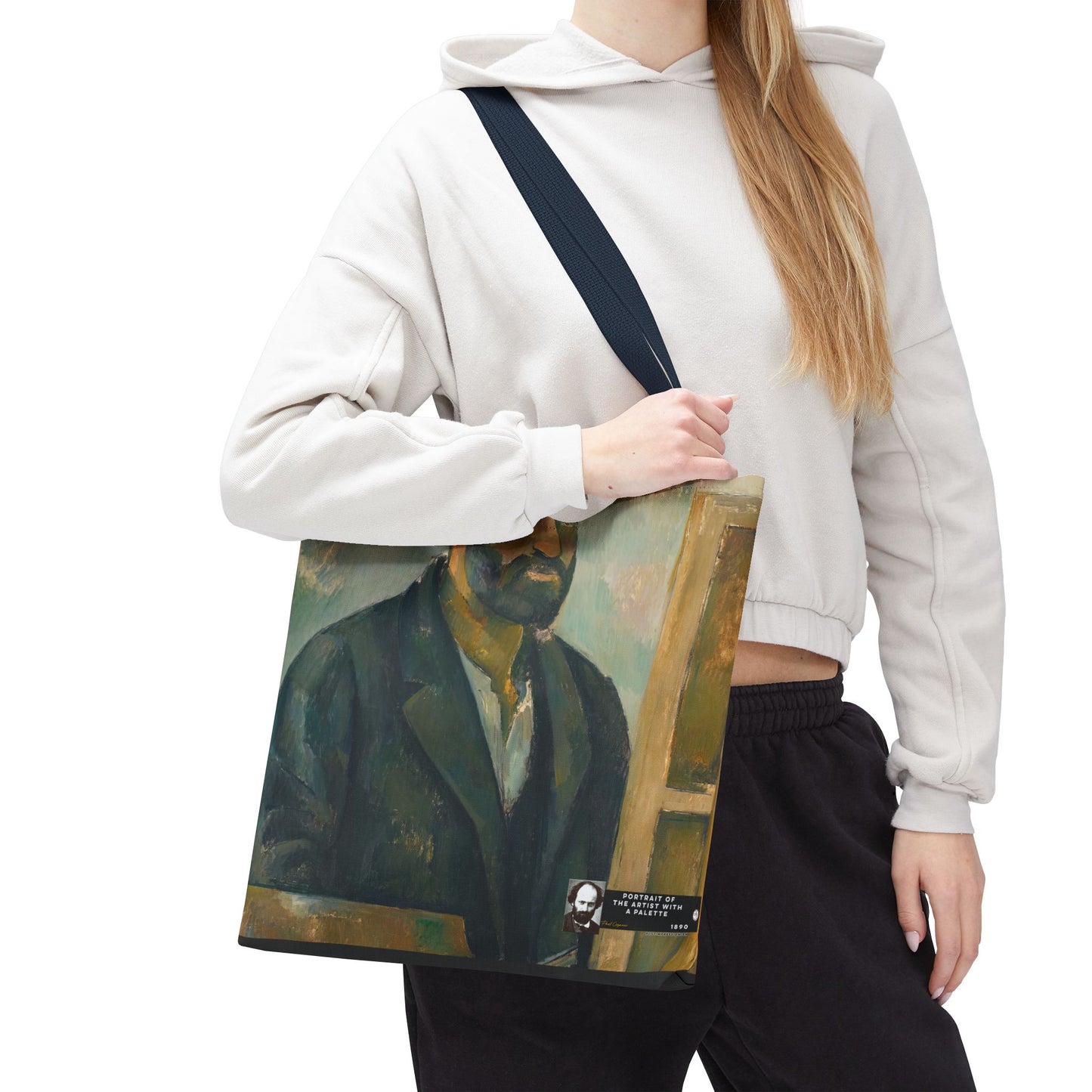 Cézanne, Paul - Portrait of the Artist with a Palette (1890) - Tote Bag