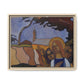Filiger, Charles - Virgin and Two Angels (1895) - Matte Canvas, Framed