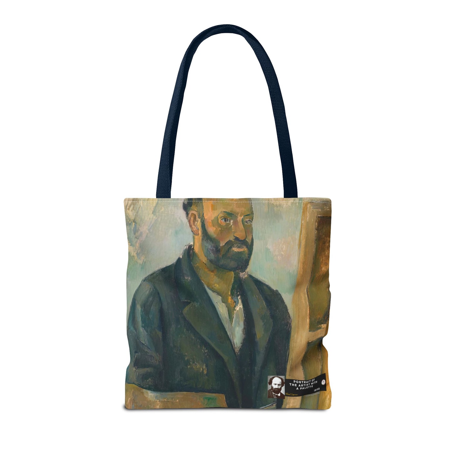 Cézanne, Paul - Portrait of the Artist with a Palette (1890) - Tote Bag