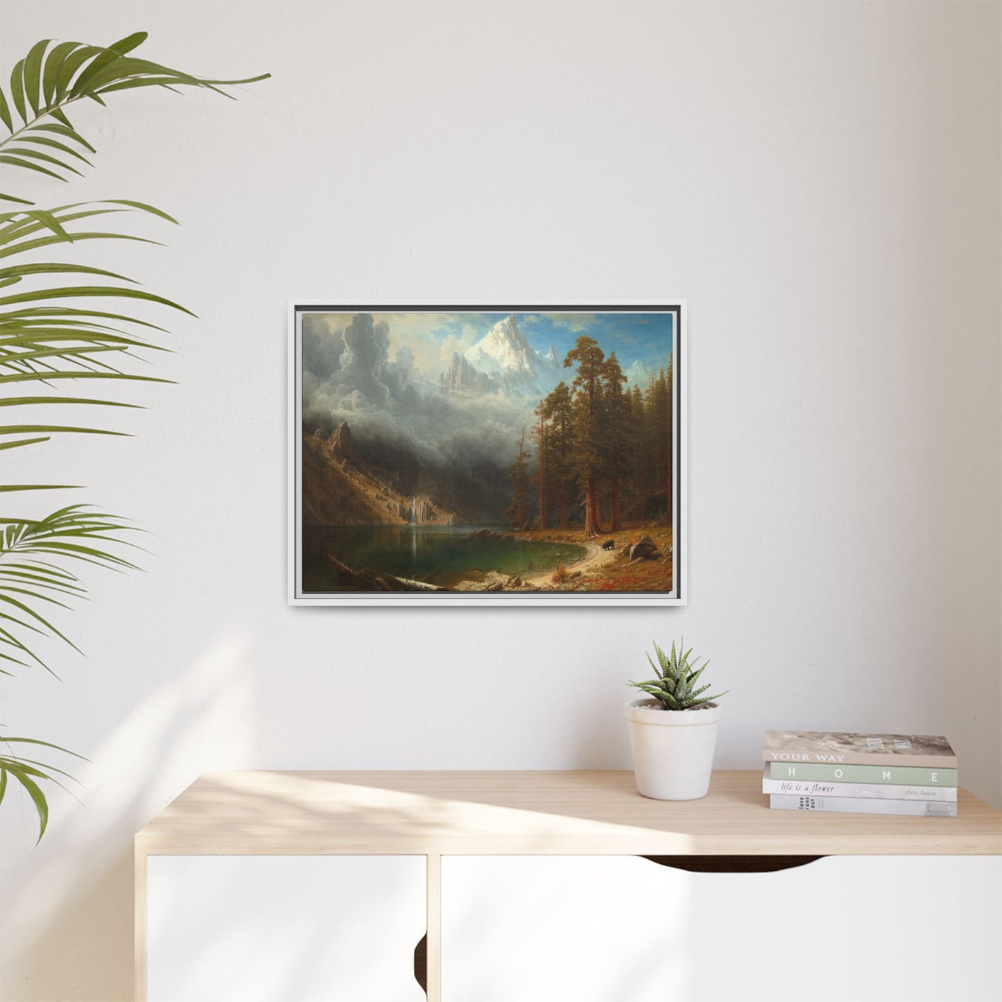Bierstadt, Albert - Mount Corcoran (1877) - Matte Canvas, Framed