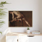 Courbet, Gustave - Study of a Nude Man (1840) - Matte Canvas, Framed