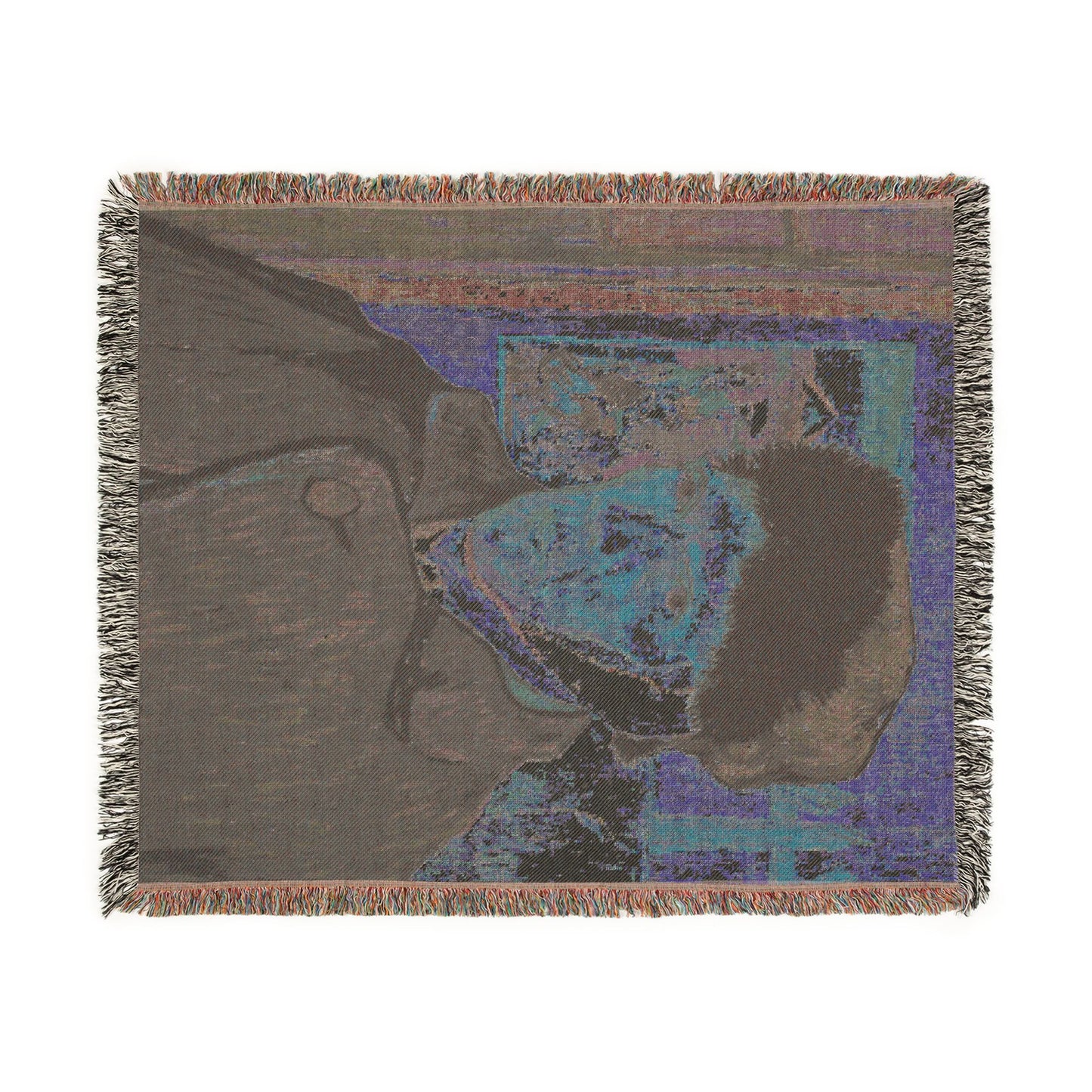 Van Gogh, Vincent - Self Portrait with Bandaged Ear (1889) - Woven Blanket