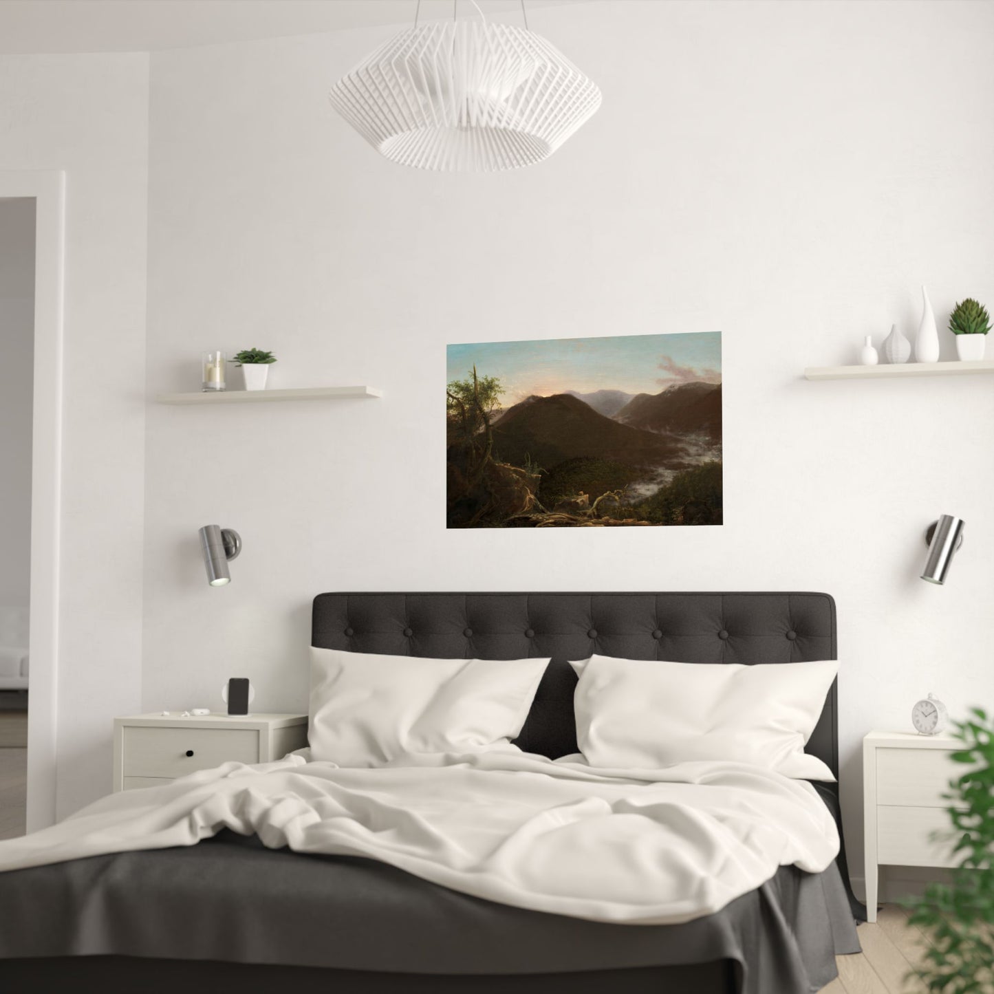 Cole. Thomas - Sunrise in the Catskills (1826) - Satin Posters