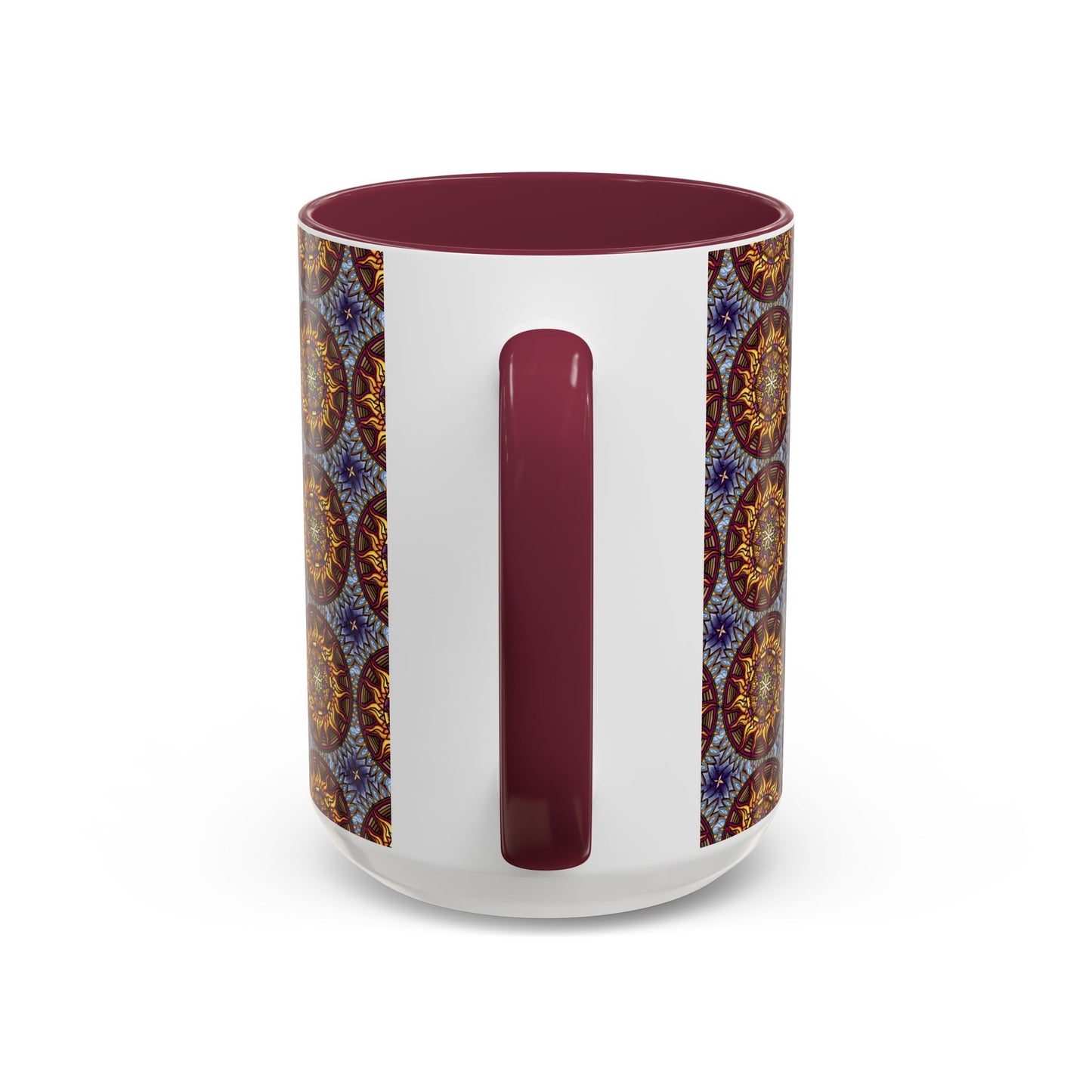 Pacio, Adam - Solar Disc Mandala - Colorful Accent Mugs