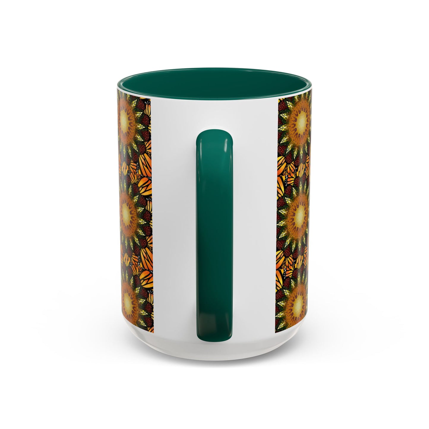 Pacio, Adam - Monarch Butterfly Mandala - Colorful Accent Mugs
