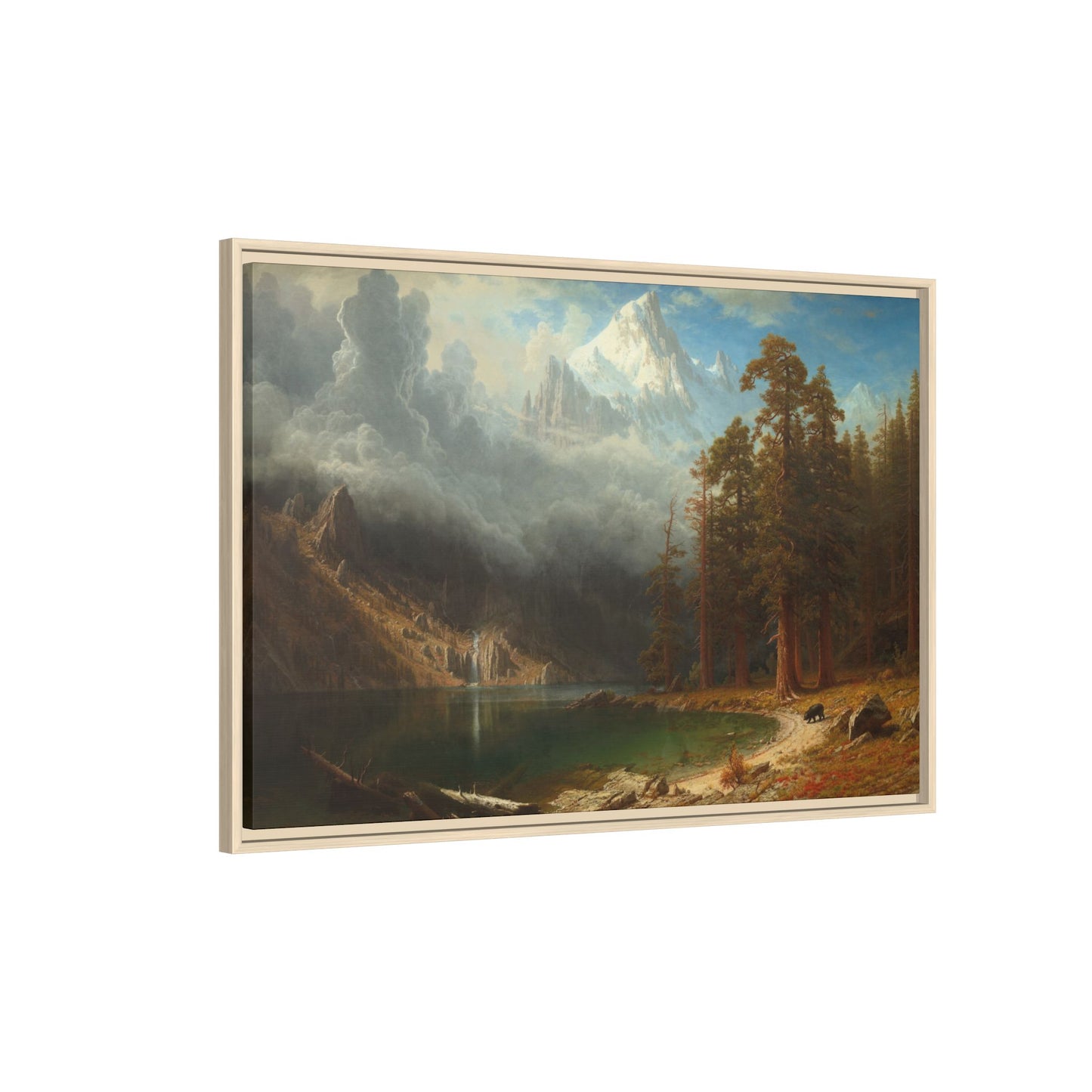 Bierstadt, Albert - Mount Corcoran (1877) - Matte Canvas, Framed