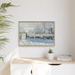 Monet, Claude - The Magpie (1868) - Matte Canvas, Framed