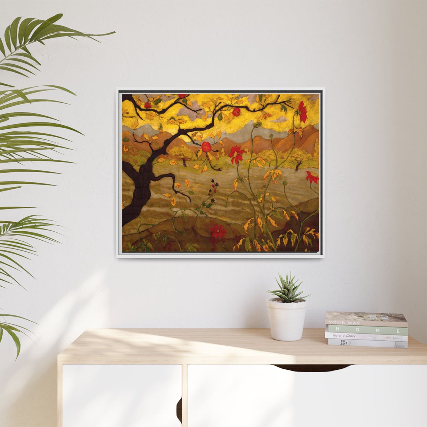 Ranson, Paul - Apple Tree with Red Fruit (1902) - Matte Canvas, Framed