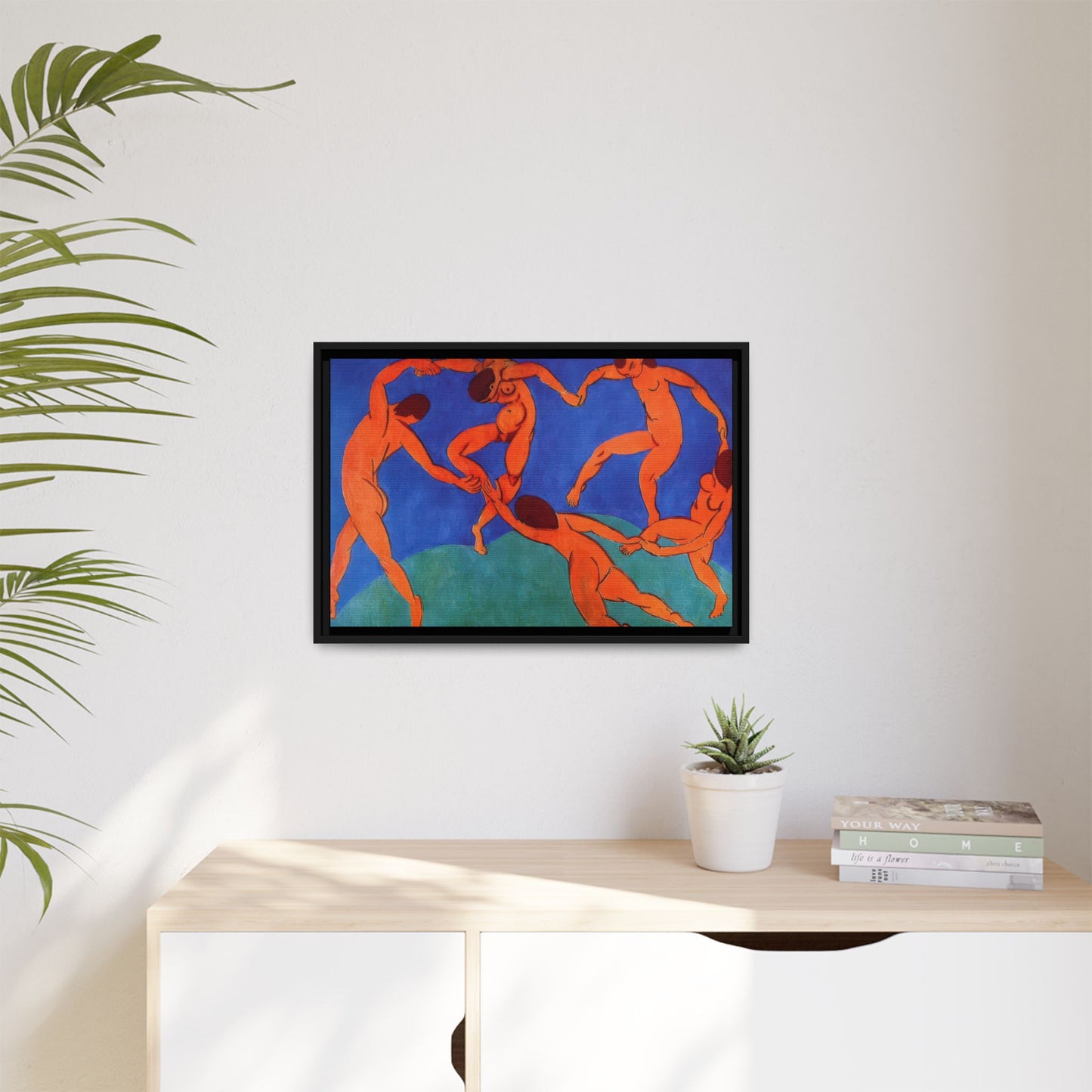 Matisse, Henri - Dance (II) (1910) - Matte Canvas, Framed