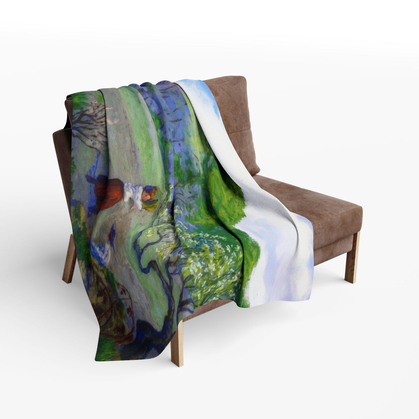 Ranson, Paul - Picking Flowers (1890) - Arctic Fleece Blanket