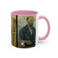 Cézanne, Paul - Portrait of the Artist with a Palette (1890) - Colorful Accent Mugs