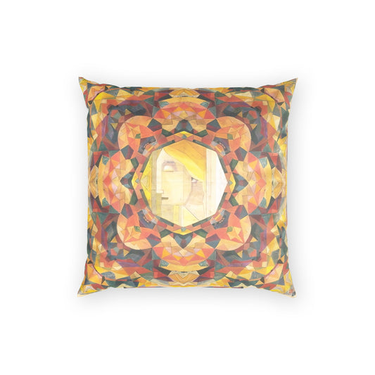 Filiger, Charles - Woman’s Head with Closed Eyes (1893) - Poly Velvet Pillow
