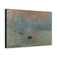 Monet, Claude - Impression, Sunrise (1872) - Canvas Block, unframed