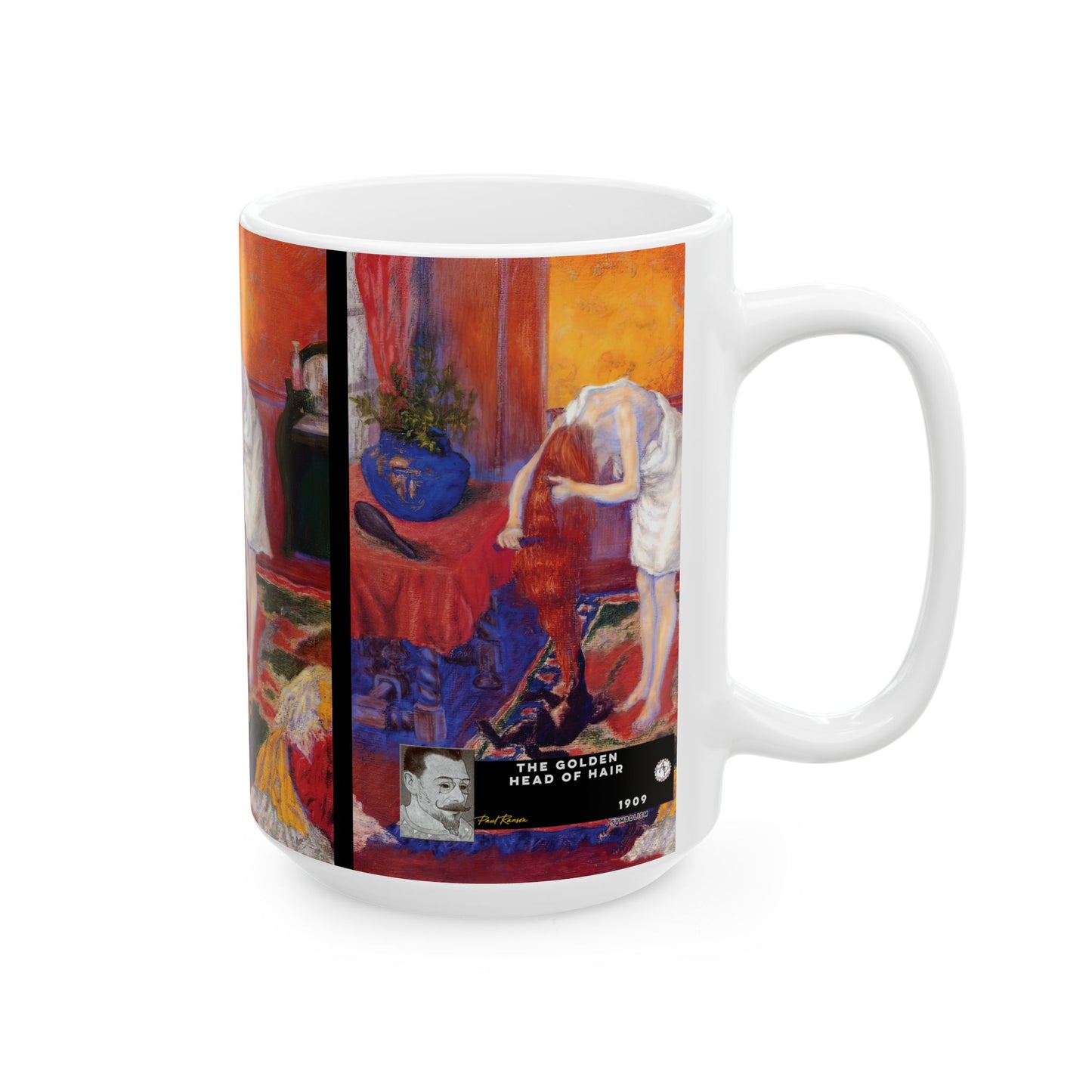 Ranson, Paul - The Golden Head of Hair (1909) - Ceramic Mug