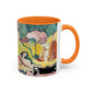 Matisse, Henri - The Joy of Life (1905) - Colorful Accent Mugs