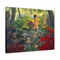 Ranson, Paul - The Lotus Bather (1906) - Canvas Block, unframed