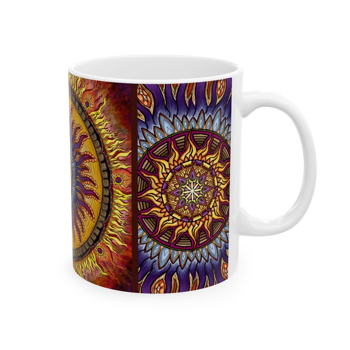 Pacio, Adam - Solar Disc Mandala - Ceramic Mug